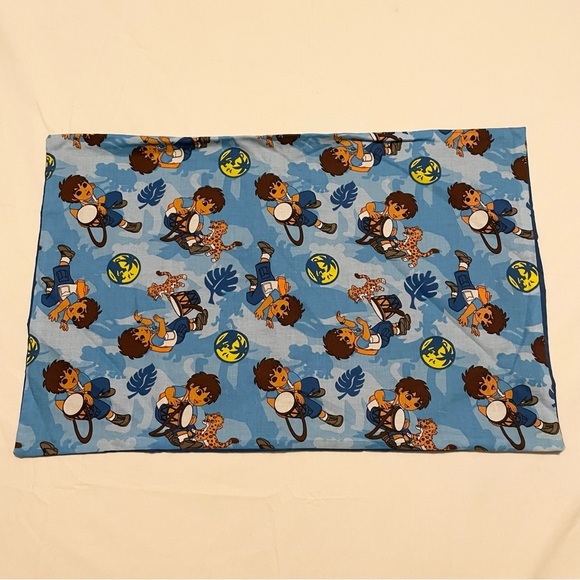 Diego Pillowcase Homemade 21.5” x 14” Pillow Case Cartoon - Picture 1 of 16